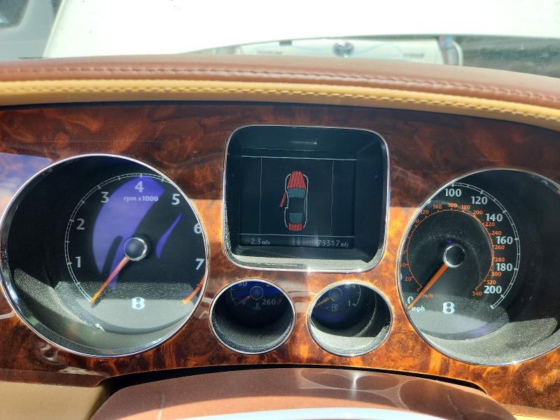2005 Bentley Continental VIN SCBCR63W65C030182 COPART salvage auction — REAR END, Ca - Salvage Certificate, sold $3,000 on 2026-07-30 (photo 9)