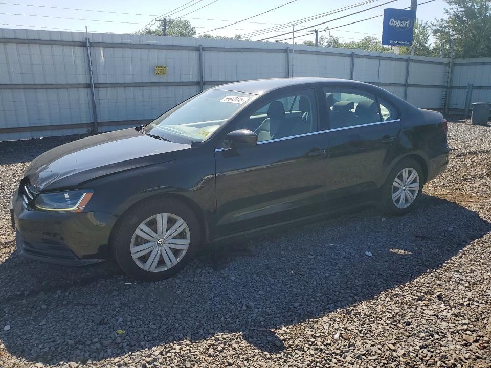 2017 Volkswagen VIN 3VW2B7AJ3HM282238 COPART salvage auction — FRONT END, Nj - Certificate Of Title, sold $2,050 on 2026-08-07 (photo 1)