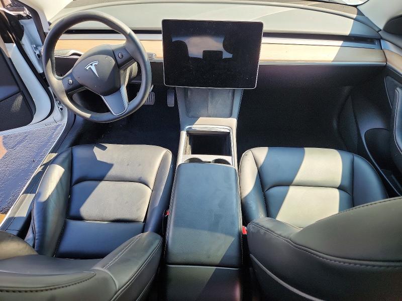 2022 Tesla Model 3 VIN 5YJ3E1EA5NF351629 COPART salvage auction — FRONT END, CT - CERT OF TITLE-SALVAGE, sold $4,600 on 2026-09-08 (photo 8)