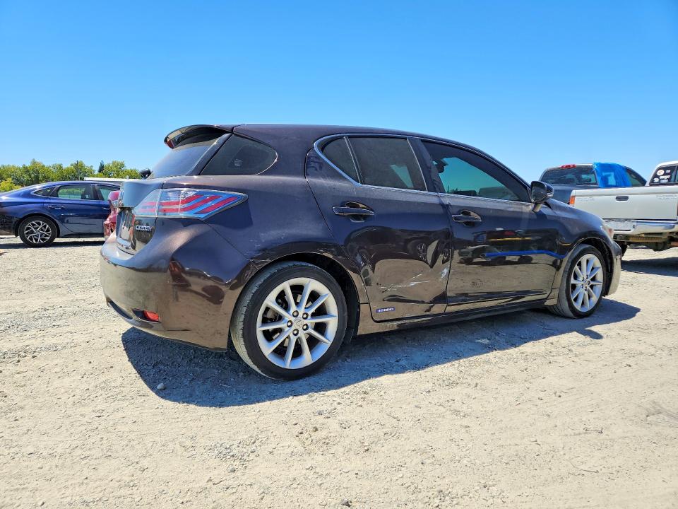 2013 Lexus Ct VIN JTHKD5BHXD2143592 COPART salvage auction — SIDE, Ca - Salvage Certificate, sold $2,000 on 2026-07-21 (photo 3)