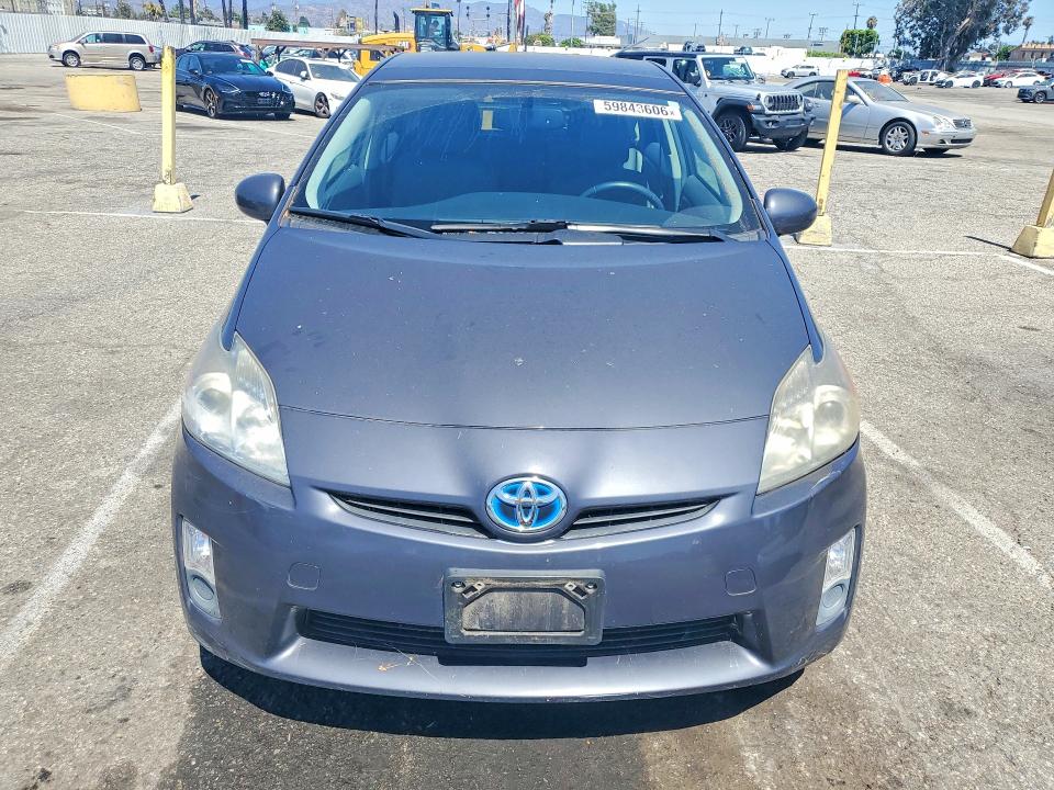 2011 Toyota Prius VIN JTDKN3DUXB1429488 COPART salvage auction — FRONT END, Ca - Dis/Dlr/Exp Only Clean Title, sold $5,300 on 2026-07-10 (photo 5)