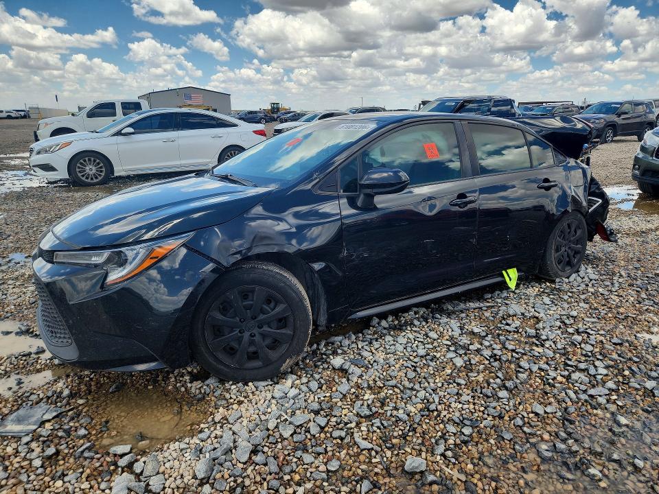 2020 Toyota Corolla VIN JTDEPRAE1LJ088507 COPART salvage auction — REAR END, LA - CERTIFICATE OF TITLE (P), sold $4,150 on 2026-07-28 (photo 1)