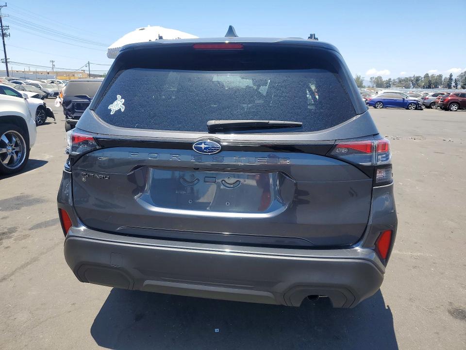 2025 Subaru Forester VIN JF2SLDBC9SH419792 COPART salvage auction — ROLLOVER, Ca - Salvage Certificate, sold $3,050 on 2026-07-29 (photo 6)
