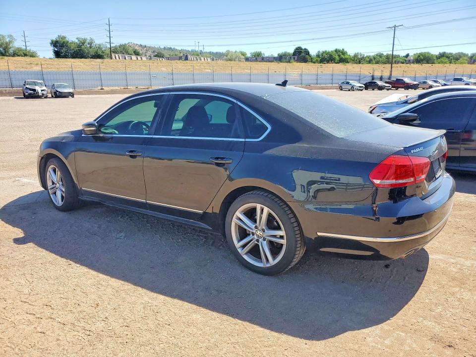 2013 Volkswagen Passat VIN 1VWCN7A36DC050175 COPART salvage auction — MINOR DENT/SCRATCHES, Co - Bill Of Sale-Parts Only, sold $950 on 2026-08-12 (photo 2)