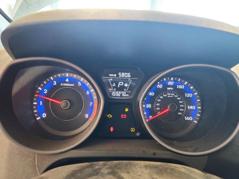 2014 Hyundai Elantra VIN KMHDH4AE6EU214076 COPART salvage auction — FRONT END, NE - CERTIFICATE OF TITLE, sold $225 on 2026-07-28 (photo 9)