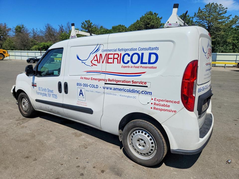 2022 Ram Promaster city VIN ZFBHRFAB2N6W60592 COPART salvage auction — FRONT END, NY - CERTIFICATE OF TITLE (P), sold $475 on 2026-07-18 (photo 2)