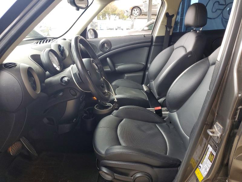 2012 Mini Cooper VIN WMWZC3C53CWL81591 COPART salvage auction — SIDE, CA - SALVAGE CERTIFICATE, sold $450 on 2026-08-18 (photo 7)