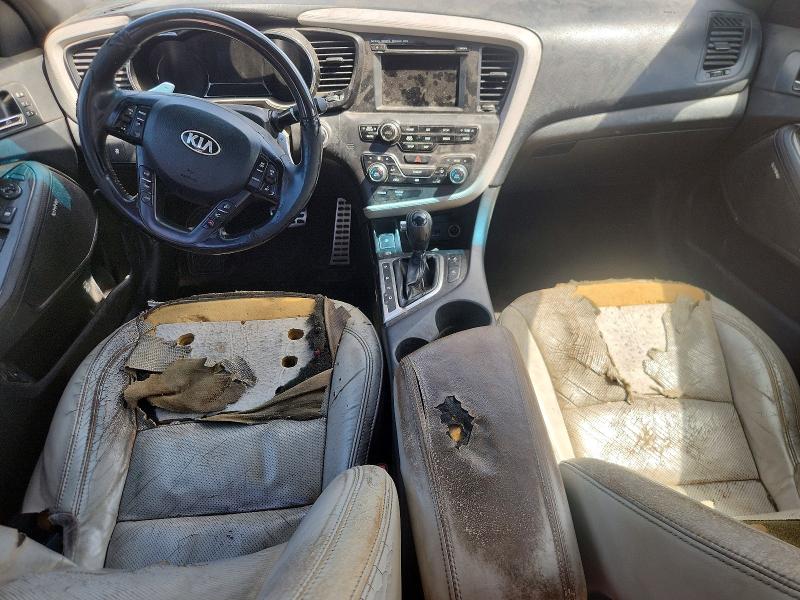 2013 Kia Optima VIN 5XXGR4A69DG176340 COPART salvage auction — FRONT END, Fl - Certificate Of Title, sold $350 on 2026-07-31 (photo 8)