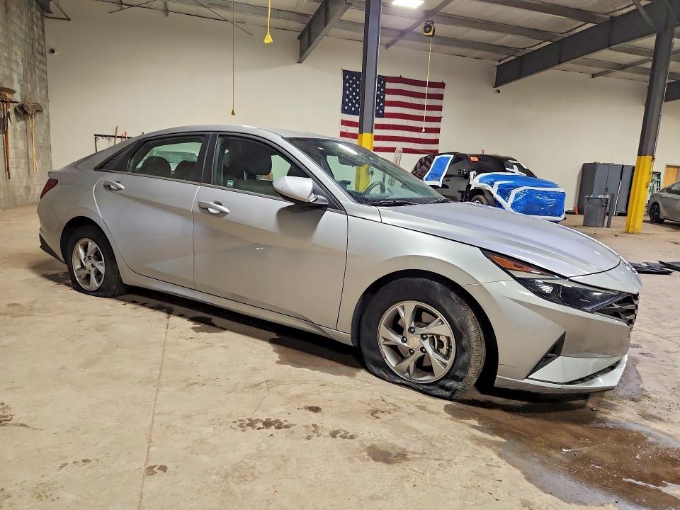 2021 Hyundai Elantra VIN 5NPLL4AG7MH032105 COPART salvage auction — UNDERCARRIAGE, Pa - Certificate Of Salvage, sold $15 on 2026-07-29 (photo 4)
