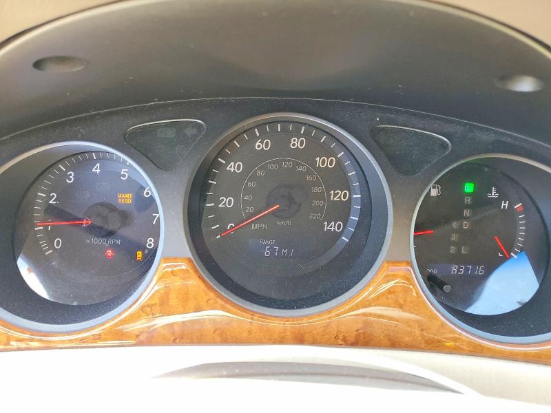 2005 Lexus Es 330 VIN JTHBA30G055068103 COPART salvage auction — REAR END, CA - SALVAGE CERTIFICATE, sold $650 on 2026-07-20 (photo 9)