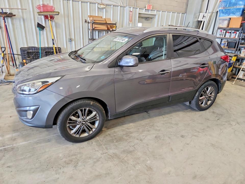 2014 Hyundai Tucson VIN KM8JUCAG4EU848206 COPART salvage auction — NORMAL WEAR, Wi - Certificate Of Title, sold $1,050 on 2026-07-28 (photo 1)