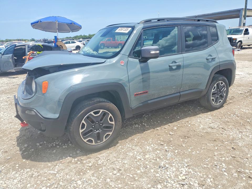 2016 Jeep Renegade VIN ZACCJBCTXGPC92093 COPART salvage auction — FRONT END, FL - CERT OF TITLE SLVG REBUILDABLE, sold $850 on 2026-08-18 (photo 1)