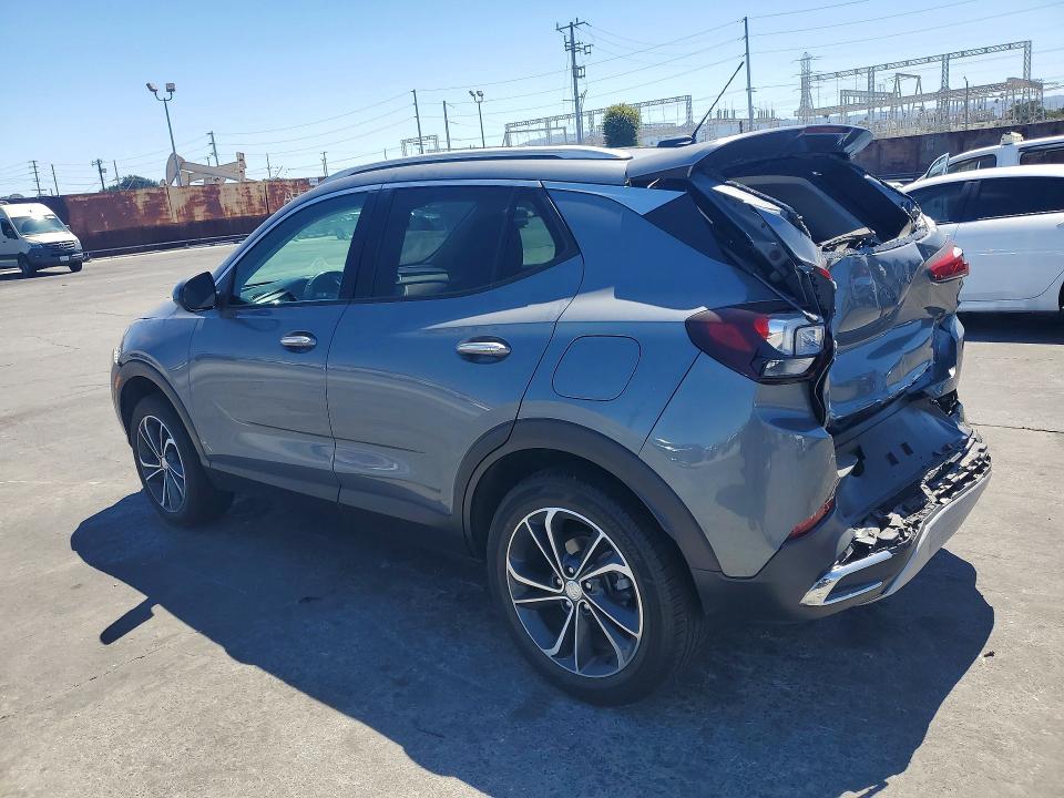 2021 Buick Encore VIN KL4MMGSL3MB165549 COPART salvage auction — REAR END, Ca - Salvage Certificate, sold $1,000 on 2026-09-02 (photo 2)