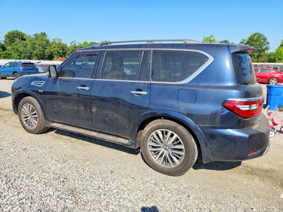 2021 Nissan Armada VIN JN8AY2BA6M9372690 COPART salvage auction — MECHANICAL, Sc - Certificate Of Title (P), sold $12,800 on 2026-07-28 (photo 2)