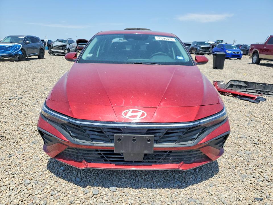 2025 Hyundai Elantra VIN KMHLS4DG4SU963075 COPART salvage auction — REAR END, Tx - Salvage Vehicle Title, sold $100 on 2026-07-28 (photo 5)