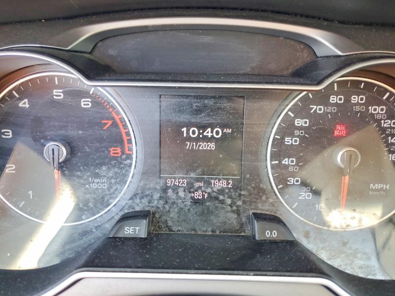 2013 Audi A4 allroad VIN WA1UFAFL5DA062821 COPART salvage auction — VANDALISM, CA - SALVAGE CERTIFICATE, sold $175 on 2026-07-15 (photo 9)