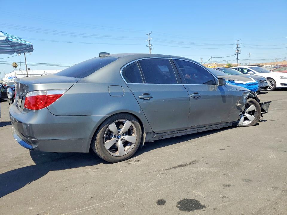 2005 BMW 5er VIN WBANA73505B817917 COPART salvage auction — FRONT END, Ca - Salvage Certificate, sold $250 on 2026-07-27 (photo 3)