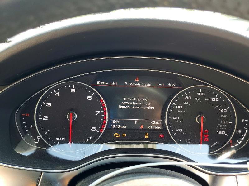 2018 Audi A6 VIN WAUG3AFC9JN068747 COPART salvage auction — FRONT END, Ny - Mv-907A Salvage Certificate, sold $2,850 on 2026-07-19 (photo 9)