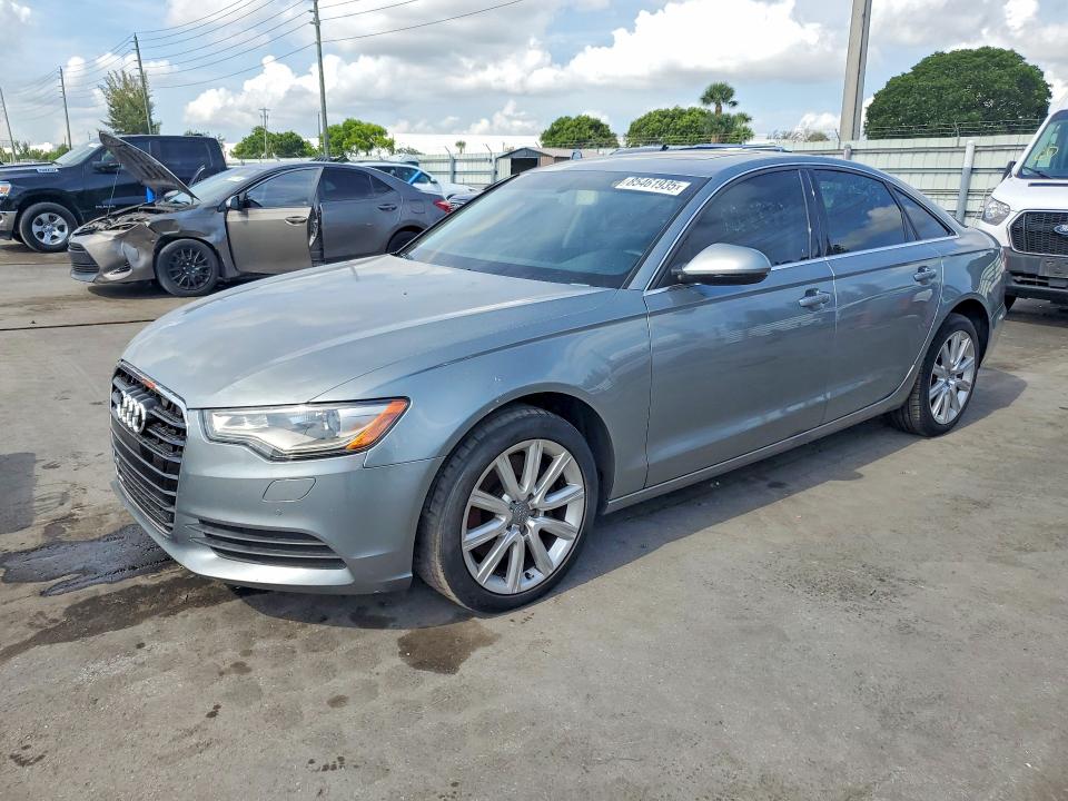 2014 Audi A6 VIN WAUGFAFC2EN089663 COPART salvage auction — MECHANICAL, Nc - Salvage Certificate Of Title, sold $975 on 2026-07-27 (photo 1)