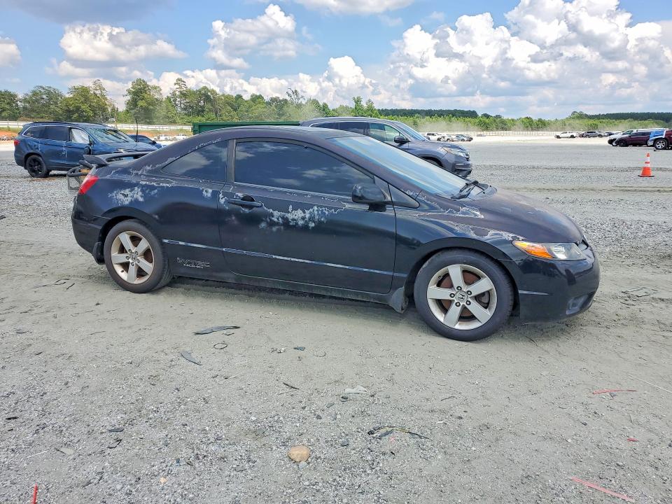 2007 Honda Civic VIN 2HGFG215X7H711059 COPART salvage auction — NORMAL WEAR, SC - CERTIFICATE OF TITLE, sold $1,400 on 2026-07-20 (photo 4)