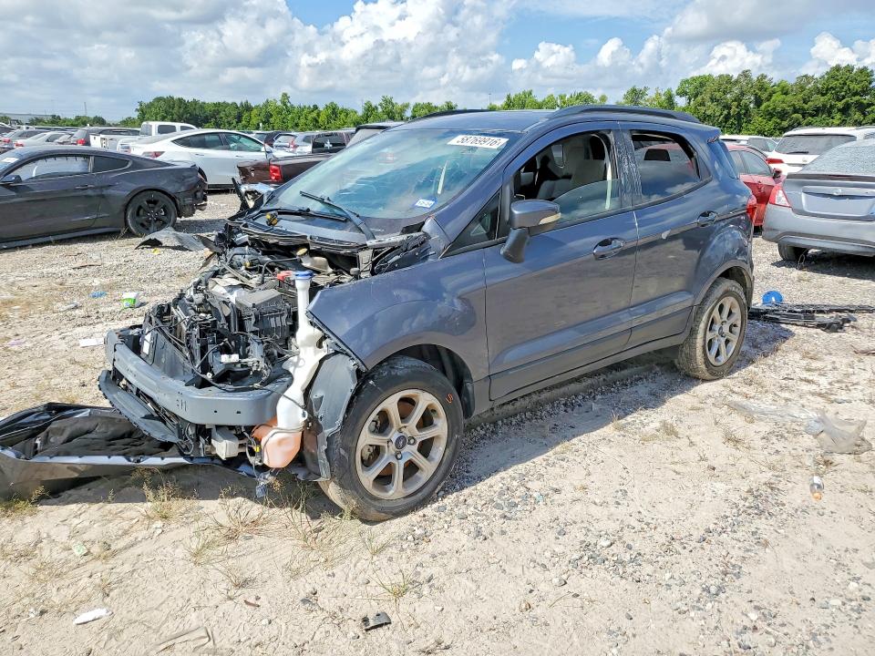 2018 Ford Ecosport VIN MAJ3P1TE4JC230569 COPART salvage auction — FRONT END, TX - SALVAGE VEHICLE TITLE (P), sold $425 on 2026-07-28 (photo 1)