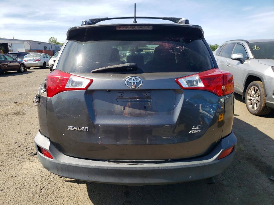 2014 Toyota Rav4 VIN JTMBFREV8EJ001012 COPART salvage auction — SIDE, CT - CERT OF TITLE-SALVAGE, sold $500 on 2026-07-24 (photo 6)