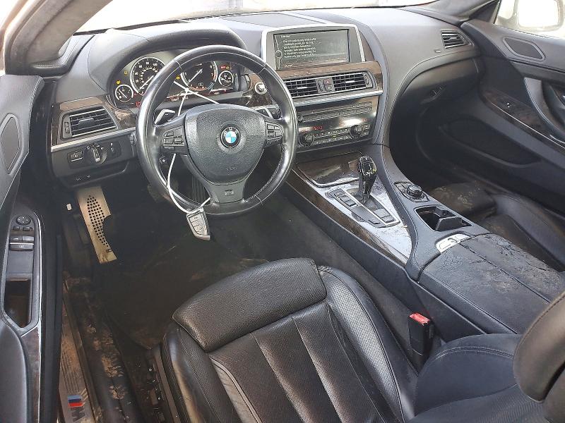 2012 BMW 6er VIN WBALX3C52CDV77530 COPART salvage auction — MECHANICAL, Ga - Certificate Of Title, sold $3,200 on 2026-07-28 (photo 8)