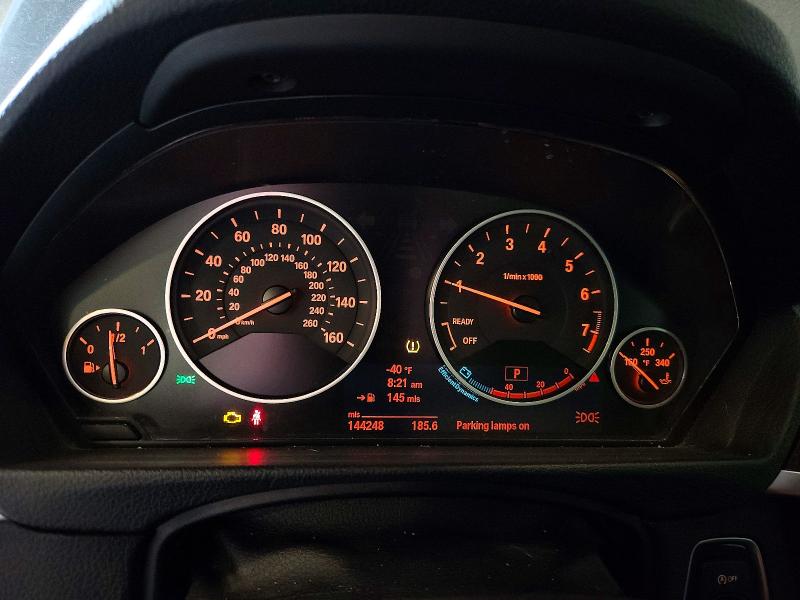 2013 BMW 3er VIN WBA3B3C55DF538130 COPART salvage auction — FRONT END, Mn - Cert Of Title-Prior Salvage, sold $1,100 on 2026-08-10 (photo 9)