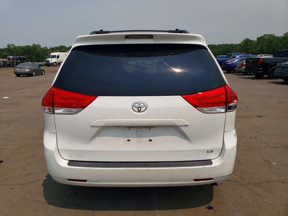 2013 Toyota Sienna VIN 5TDKK3DC6DS300962 COPART salvage auction — SIDE, CT - CERT OF TITLE-SALVAGE, sold $475 on 2026-07-28 (photo 6)