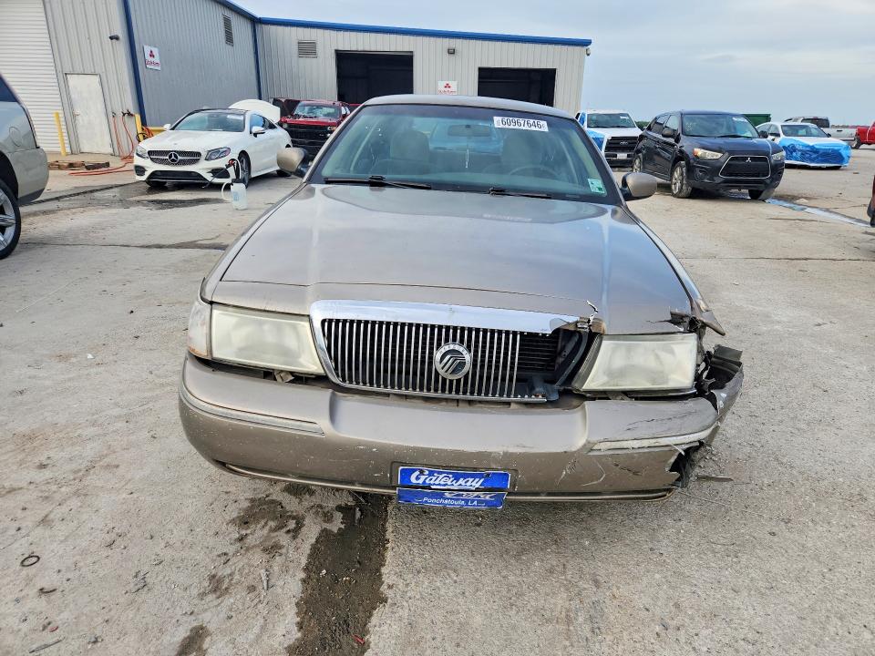 2004 Mercury Grand marquis VIN 2MEFM74W64X635185 COPART salvage auction — FRONT END, La - Cert Of Title-Salvage, sold $400 on 2026-08-05 (photo 5)