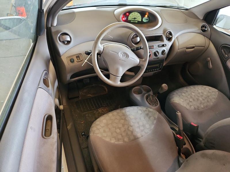 2000 Toyota Echo VIN JTDAT123XY0039991 COPART salvage auction — FRONT END, CA - DIS/DLR/EXP APP FOR DUP CLEAN, sold $225 on 2026-07-09 (photo 8)