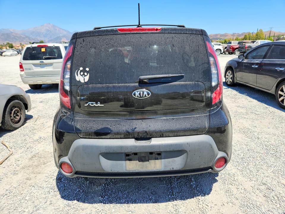 2015 Kia Soul VIN KNDJN2A20F7804753 COPART salvage auction — MECHANICAL, Ca - Dis/Dlr/Exp Only Clean Title, sold $475 on 2026-07-22 (photo 6)