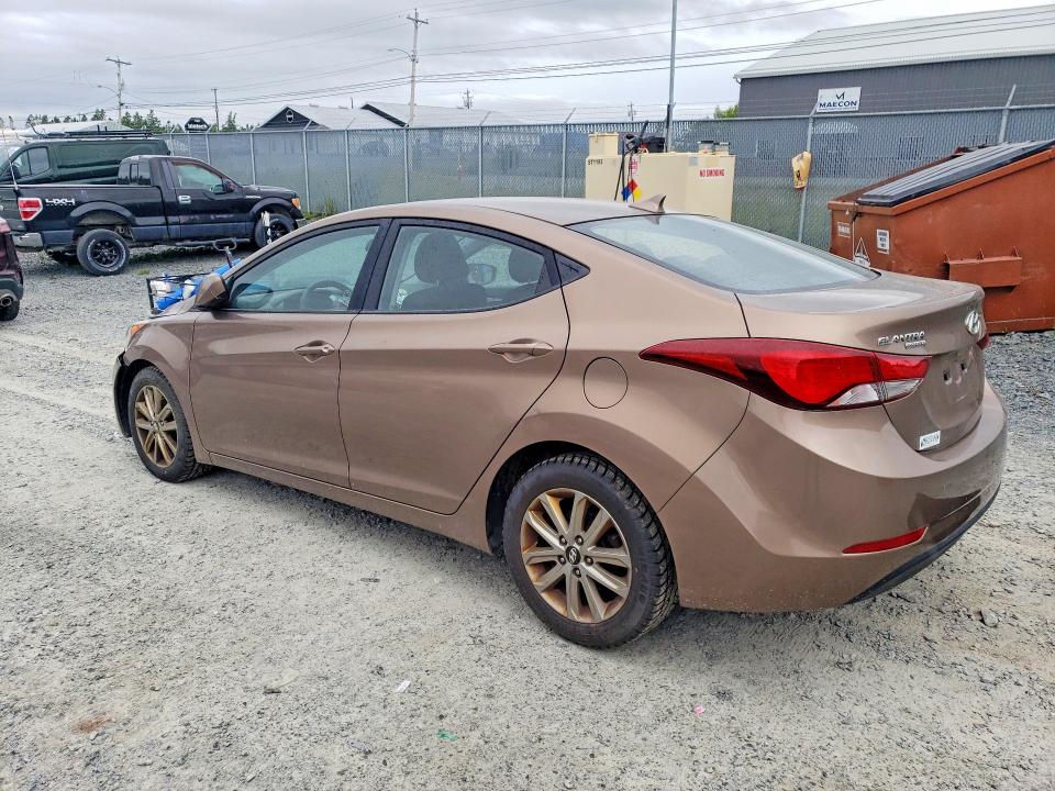 2015 Hyundai Elantra VIN KMHDH4AE9FU455034 COPART salvage auction — MECHANICAL, Ns - Cert Of Registration, sold $15 on 2026-07-30 (photo 2)