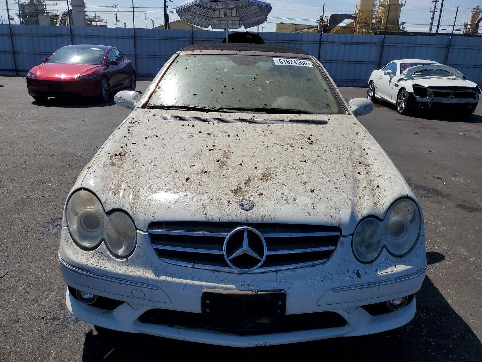 2007 Mercedes-benz Clk-klasse VIN WDBTK72F27T082807 COPART salvage auction — MINOR DENT/SCRATCHES, CA - DIS/DLR/EXP ONLY CLEAN TITLE, sold $650 on 2026-07-22 (photo 5)