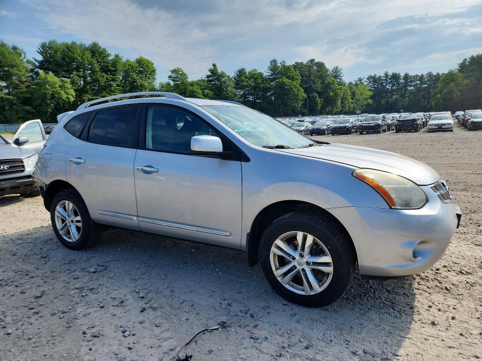 2013 Nissan Rogue VIN JN8AS5MV0DW651640 COPART salvage auction — REAR END, Ma - Cert Of Title-Reconstrctd Coll, sold $400 on 2026-07-15 (photo 4)