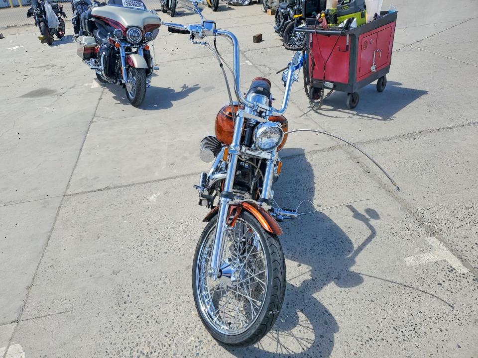 1999 Harley-davidson Fxdwg VIN 1HD1GEV31XY305193 COPART salvage auction — FRONT END, Ca - Salvage Certificate, sold $1,450 on 2026-07-18 (photo 2)