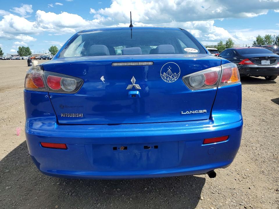 2017 Mitsubishi Lancer VIN JA32U2FU2HU603523 COPART salvage auction — HAIL, AB - BOS - SALVAGE, sold $550 on 2026-07-14 (photo 6)