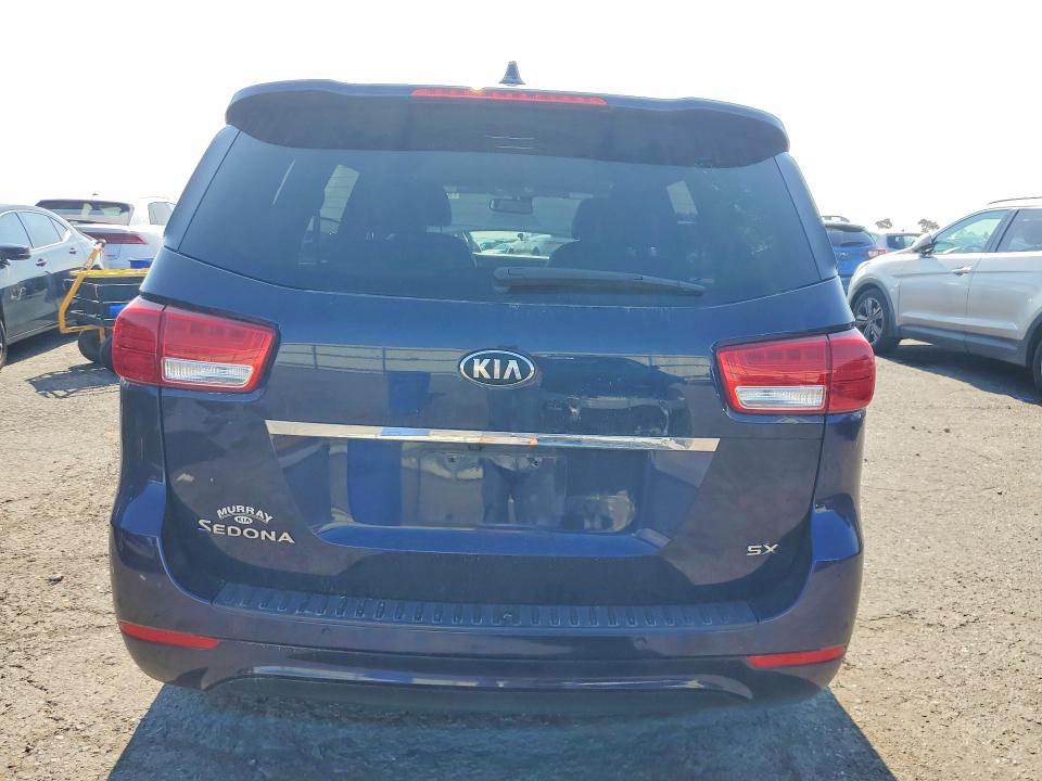 2018 Kia SEDONA VIN KNDMC5C17J6365218 COPART salvage auction — FRONT END, Pa - Certificate Of Salvage, sold $2,750 on 2026-07-31 (photo 6)