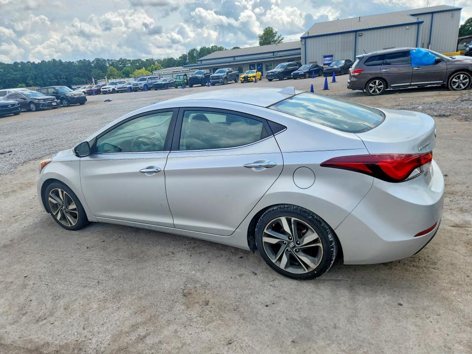 2015 Hyundai Elantra VIN KMHDH4AE1FU326883 COPART salvage auction — MECHANICAL, Ms - Certificate Of Title, sold $950 on 2026-07-31 (photo 2)