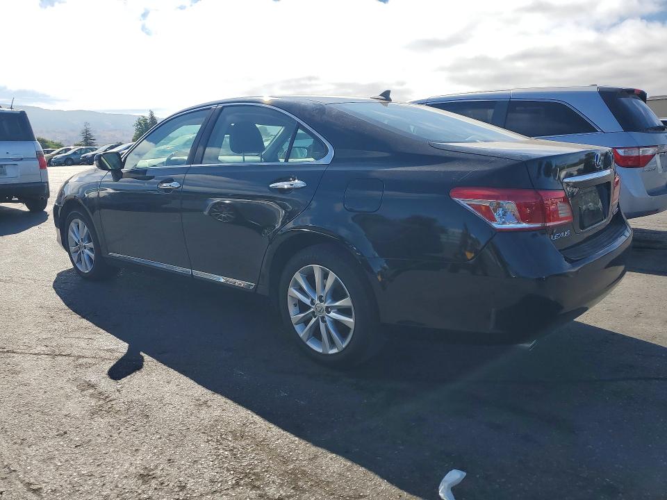 2010 Lexus ES VIN JTHBK1EG4A2390782 COPART salvage auction — VANDALISM, CA - SALVAGE CERTIFICATE, sold $600 on 2026-07-28 (photo 2)