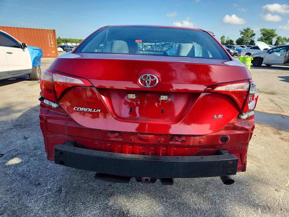 2018 Toyota Corolla VIN 5YFBURHE0JP849473 COPART salvage auction — FRONT END, FL - CERTIFICATE OF DESTRUCTION, sold $850 on 2026-07-30 (photo 6)
