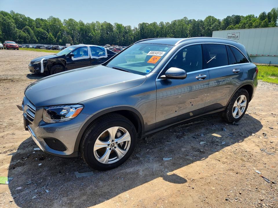 2018 Mercedes-benz Glc VIN WDC0G4KBXJV065583 COPART salvage auction — VANDALISM, VA - CERT OF TITLE - SALVAGE, sold $7,200 on 2026-08-03 (photo 1)