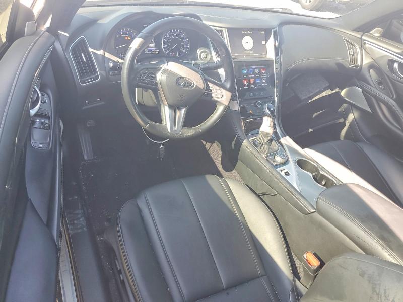 2019 Infiniti Q60 VIN JN1EV7EL6KM290780 COPART salvage auction — FRONT END, Nc - Salvage Certificate Of Title, sold $10,000 on 2026-08-13 (photo 8)
