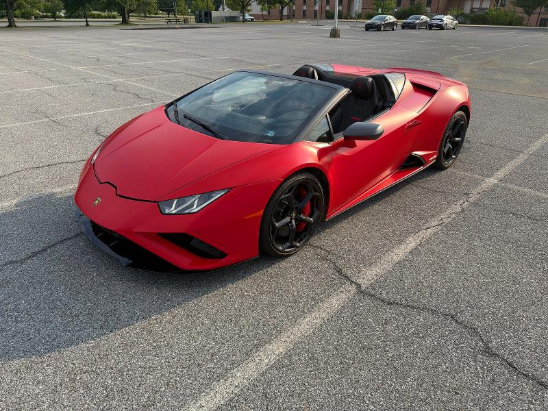 2023 Lamborghini Huracan VIN ZHWUT5ZF9PLA21574 COPART salvage auction — NORMAL WEAR, Pa - Cert Of Salvage-R=Reconstructe (P), sold $196,000 on 2026-08-07 (photo 2)