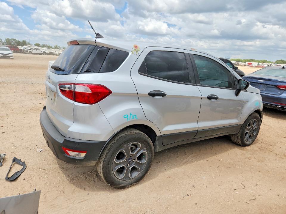 2021 Ford Ecosport VIN MAJ3S2FE5MC425374 COPART salvage auction — FRONT END, Tx - Salvage Vehicle Title, sold $150 on 2026-07-30 (photo 3)