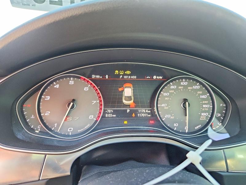 2013 Audi S7 VIN WAUW2AFC2DN089409 COPART salvage auction — MINOR DENT/SCRATCHES, Ga - Certificate Of Title, sold $3,600 on 2026-07-15 (photo 9)
