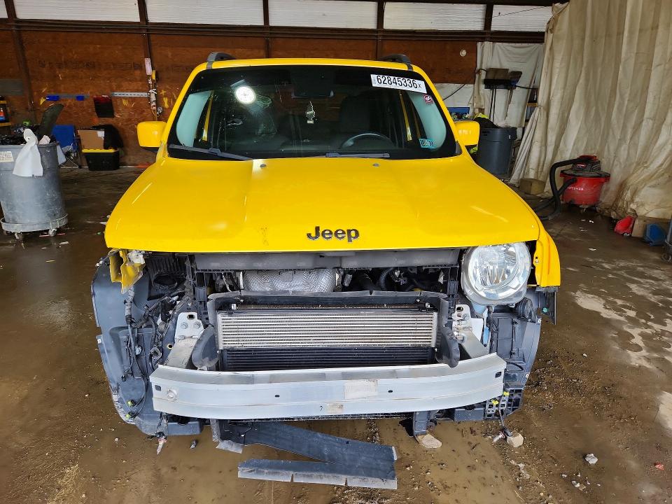 2016 Jeep Renegade VIN ZACCJBBT6GPD09120 COPART salvage auction — FRONT END, Pa - Cert Of Salv-R=Reconstructed, sold $1,100 on 2026-08-06 (photo 5)