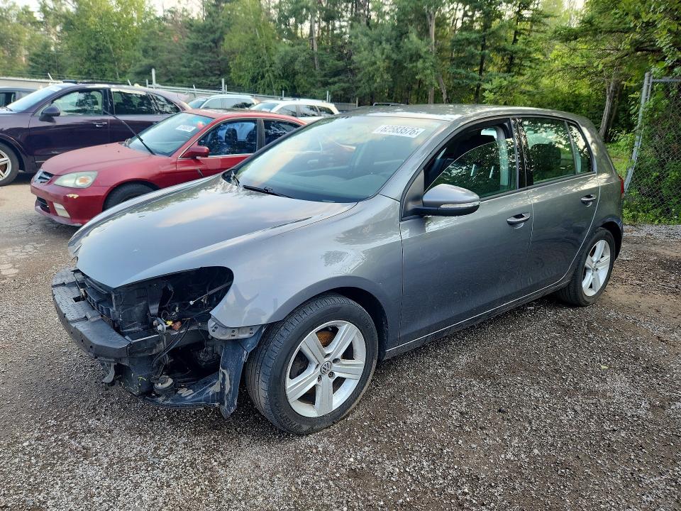 2011 Volkswagen Golf VIN WVWDA7AJ5BW332689 COPART salvage auction — FRONT END, ON - PERMIT NO BRAND - UNFIT, sold $975 on 2026-08-18 (photo 1)