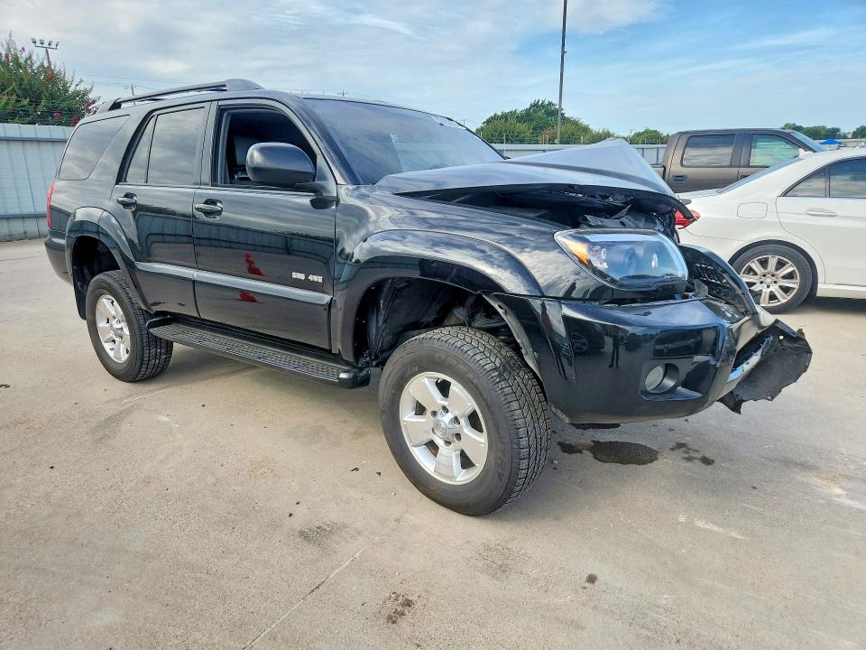 2009 Toyota 4runner VIN JTEBU14R59K040406 COPART salvage auction — FRONT END, TX - SALVAGE VEHICLE TITLE (P), sold $4,700 on 2026-07-09 (photo 4)