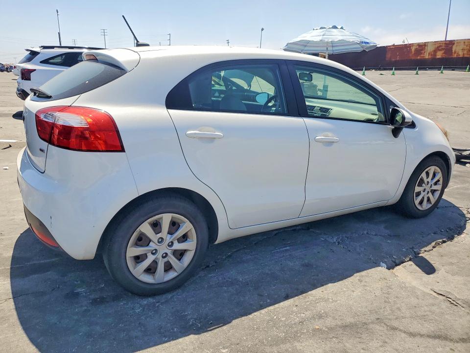 2013 Kia Rio VIN KNADM5A3XD6226297 COPART salvage auction — MECHANICAL, Ca - Dis/Dlr/Exp Only Clean Title, sold $725 on 2026-07-31 (photo 3)